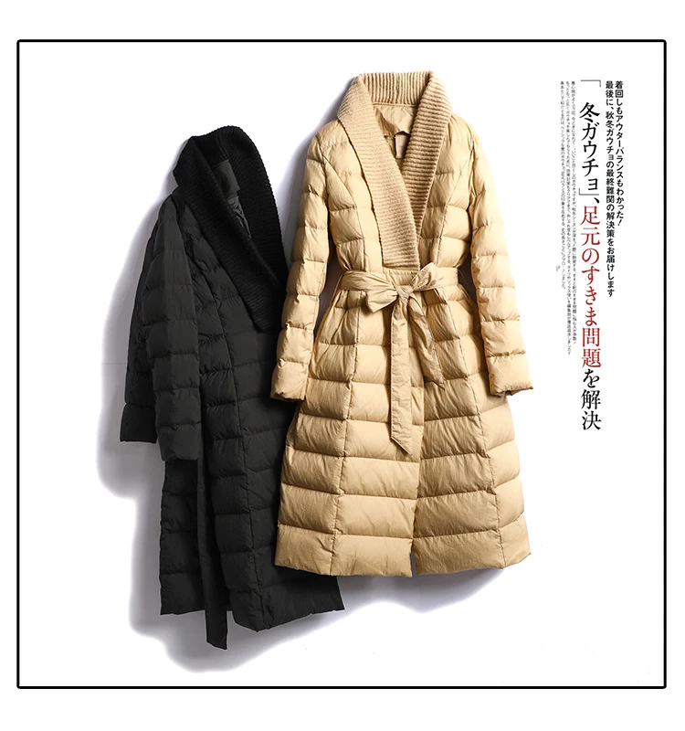 Длинные женские пуховики в японском стиле, зимняя одежда для женщин, дизайнерские женские пальто, высокое качество, ropa mujer Invierno fashion