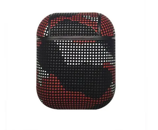 DHL для Bling клетчатая кожа Alike Apple AirPods защитный противоударный чехол с крюком для iPhone 7 Bluetooth наушники