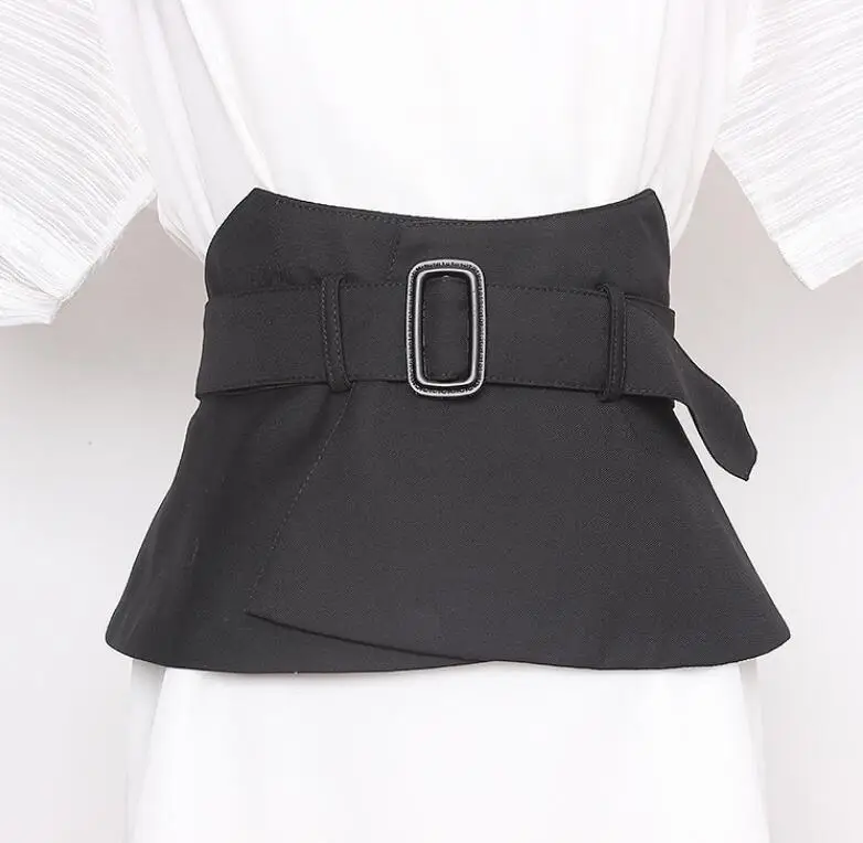 women's-runway-fashion-black-fabric-cummerbunds-female-dress-corsets-waistband-belts-decoration-wide-belt-r688