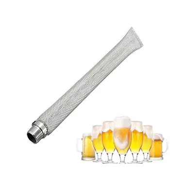 

6/12" Stainless Steel Beer Filter Brewing Kettle Bazooka Screen Reusable Multifunction Mesh Strainer Wine Thread Tun Home Tools