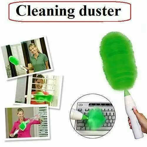 

Creative Hand-Held, Sward Go Dust Electric Feather Spin Home Duster Electrical plumero microfibra Dust brush