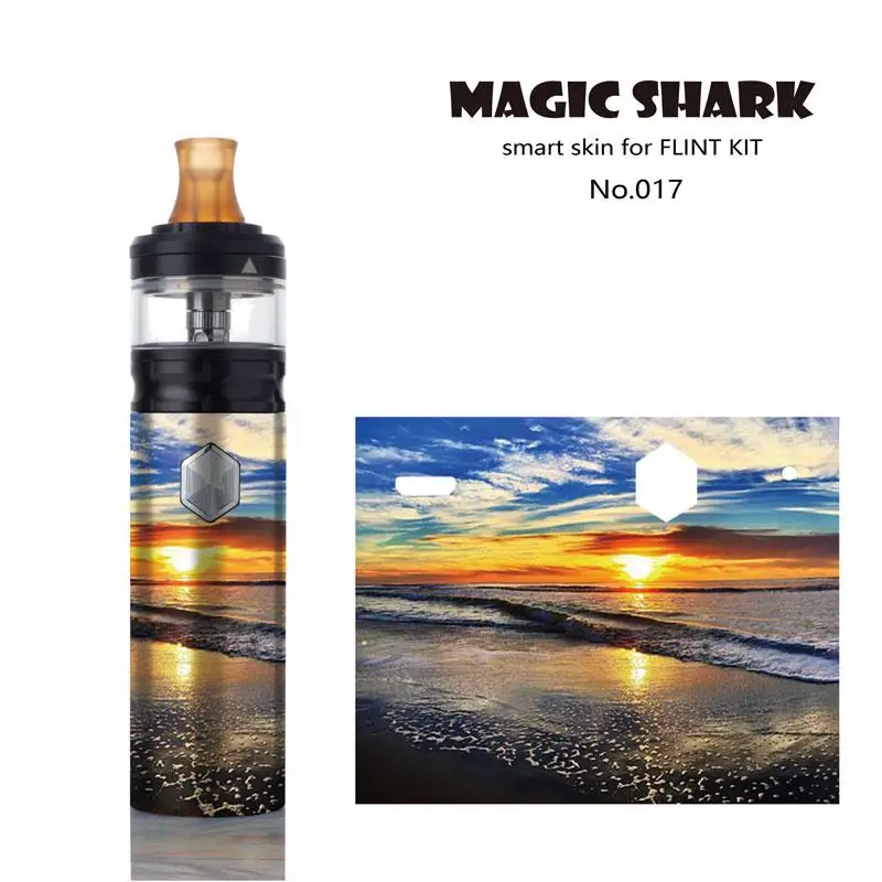Magic Shark USA Flag Panda Leaf One Piece Vape Skin Sticker Film Vape Case for Geekvape Flint Kit 001-017 - Цвет: 017