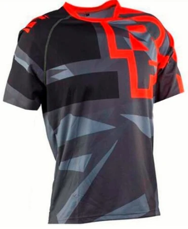 Горный велосипед moto cross Jersey MTB jersey moto cross BMX DH короткий рукав велосипедная рубашка мото одежда - Цвет: Зеленый