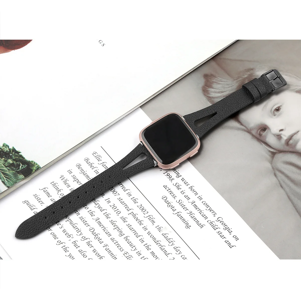 Colorful Flower Pattern Leather Band For Fitbit Versa Band Wristband Strap Bracelet Fit Bit Replacement Watch Straps Watchband