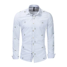 Европейский размер Мужская рубашка из джинсовой хлопковой ткани с длинными рукавами ностальгические рубашки-милитари плюс размер 3XL Повседневная рубашка на пуговицах 211