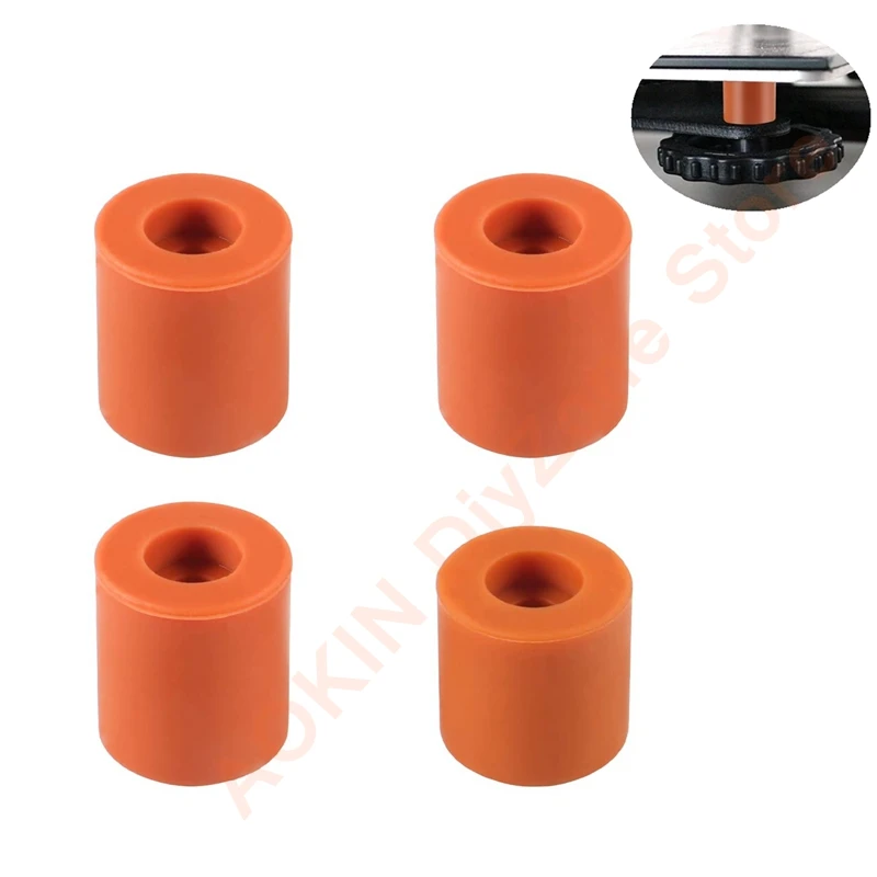 4Pcs Heatbed Silicone Leveling Column 3D Printer Hotbed Leveling Parts for CR-10 Ender 3 Bottom Connect, 16mm and 18mm motor stepper printer