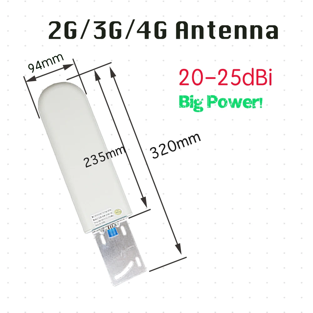 ZQTMAX 25dBi 2G 3G 4G антенна для 850 900 1800 2100 2600 Мобильный усилитель сигнала UMTS LTE сотовый с