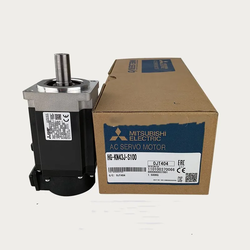 MITSUBISHI With Brake AC SERVO drive MOTOR HG-KN43J-S100 MR-JE-40A Drive Amplifier Torque 1.3N.M 3000 r/min 2.6A | Обустройство дома