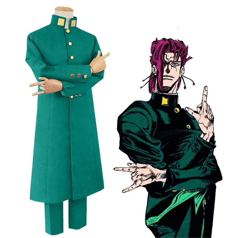 Аниме комиксов приключения Джоджо Костюмы для косплея Kakyoin Нориаки косплэй