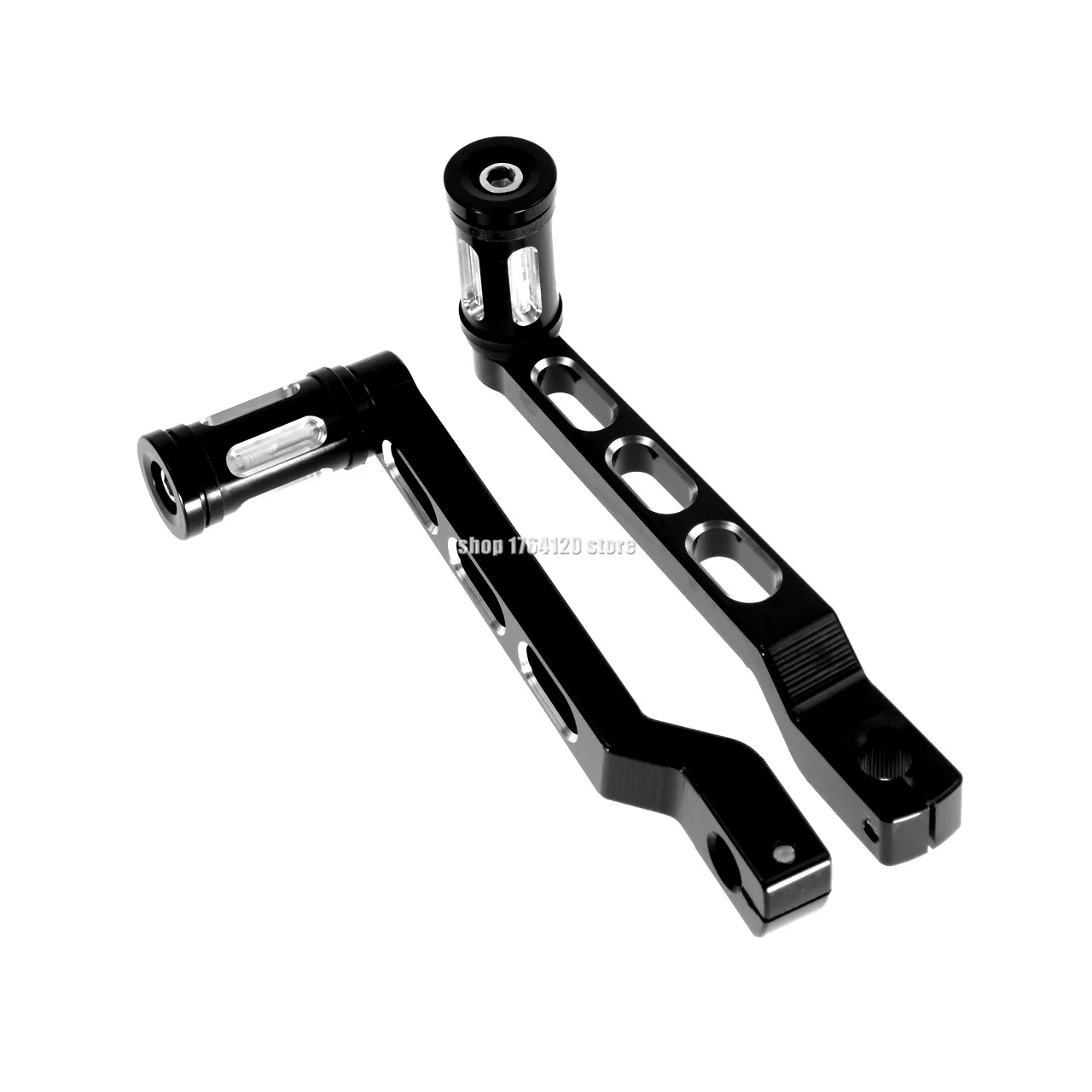 330mm Gear Shift Linkage Brake Clutch Lever & Pedal Heel Toe Gear Shifter Shift Lever w/ Shift Pegs For Harley Touring Softail