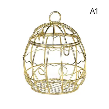 

Mini Vintage Hollow out Birdcage Candy Chocolate Boxes Baby Shower Favor Gift Boxes for Guests Wedding Party Souvenir