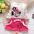 2021 New Hot Fashion Cute Minnie Stitching Dress Pure cotton Long Sleeve Female Baby Cartoon Print Mini Knee
