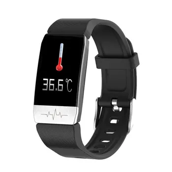 

Smart Watch 24h-Continuous Heart Rate Detection Smart Band With Temperature Immune Measure Heart Rate Blood Pressure Monitor