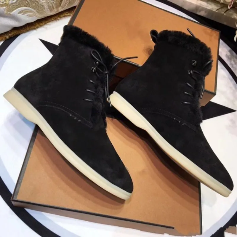 Зимние ботильоны на натуральном меху женские зимние ботинки на флисовой ...
