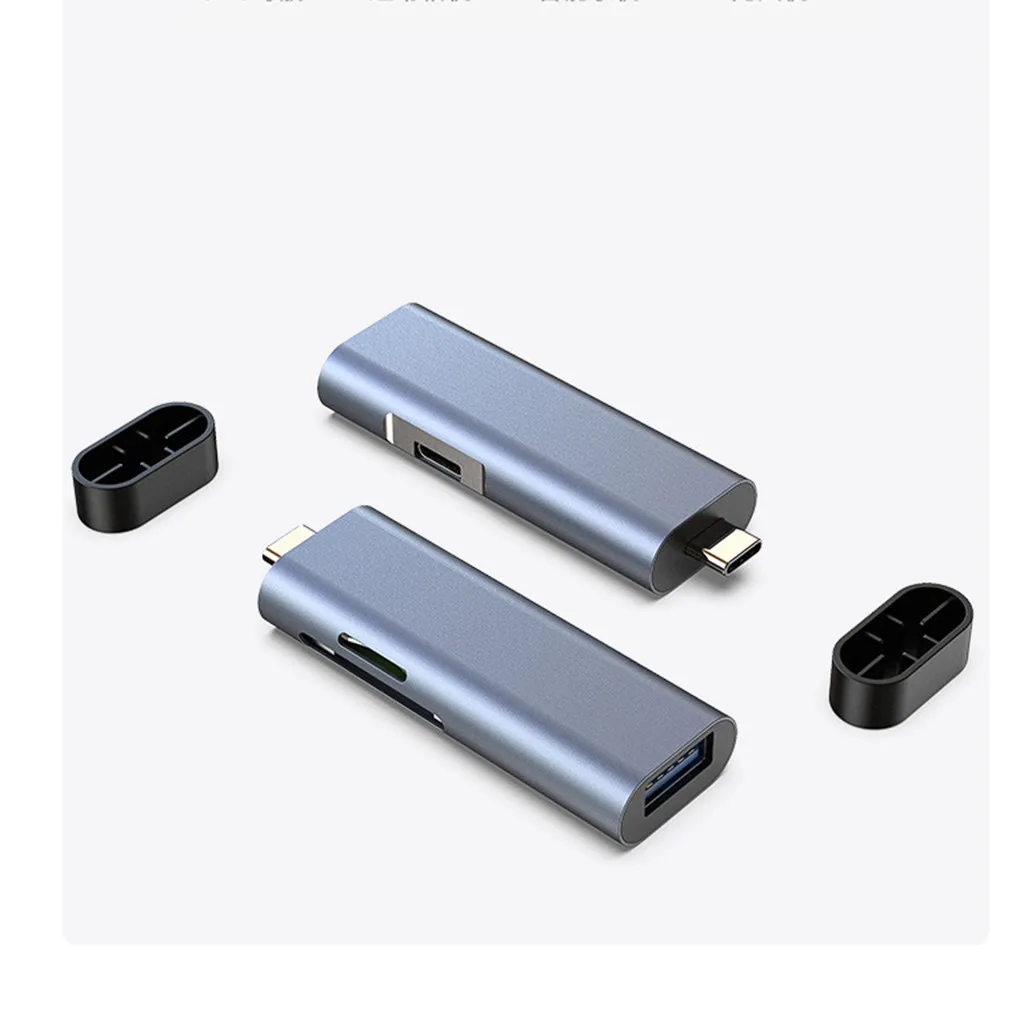 35# type-c мульти-кард-ридер Мини Портативный алюминиевый USB кард-ридер SD/TF тип-c все-в-одном кард-ридер для conpurter pc