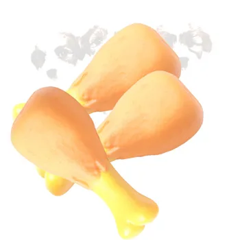 

Pet Model Chicken Legs Toy round Sound Making Sound Making Chicken Legs Dogs and Cats Sound Pet Toy Toy Hot Sales