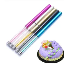 1 шт. Краски щетка для украшения торта формы для сладких изделий украшения для укладки волос для моделирования из мастики Краски ing рисунок пером кондитерские кисти печенья кекс Кухня