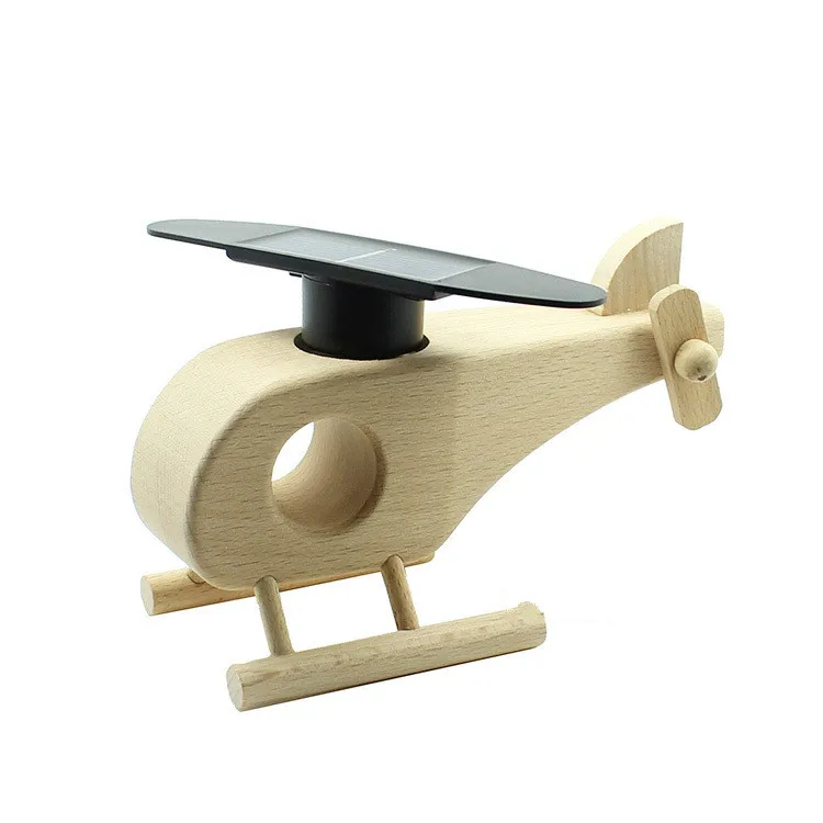 Солнечная Игрушечная модель самолета деревянный самолет бревно образование Образование Развивающие игрушки подарок на день рождения
