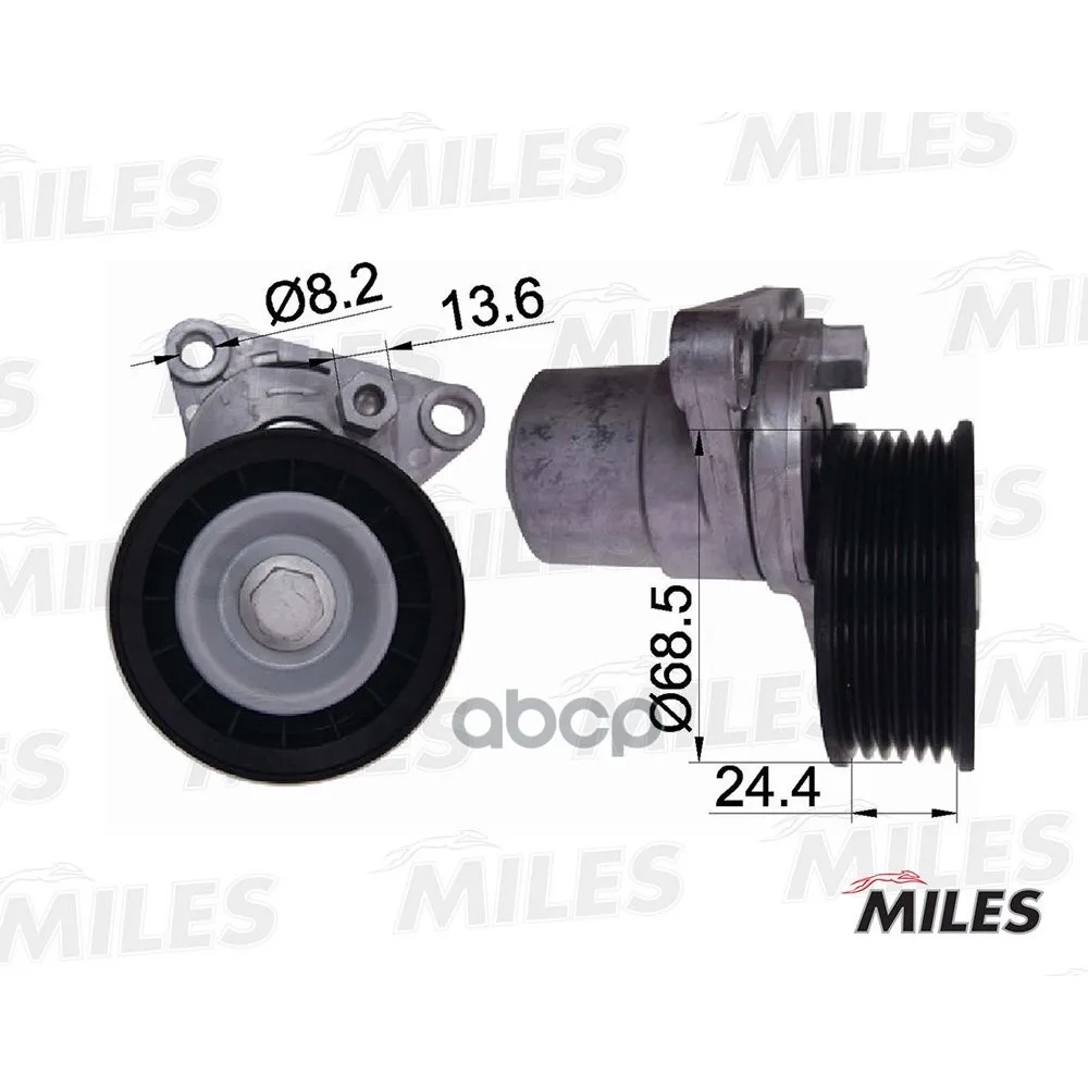 Натяжитель Ремня Приводного Ford Mondeo/Transit/Volvo S80 1.8-2.3 Miles Ag00294 Miles арт. AG00294