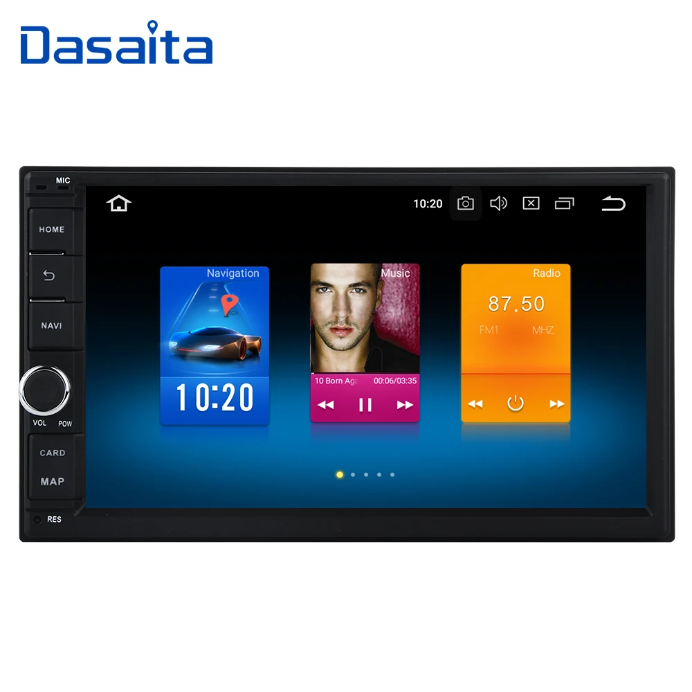 Dasaita 7\ Android 9.0 Octa Core 4G+32G Universal Double 2 Din for Nissan Car Audio Stereo GPS Navigation Radio Car Multimedia Dasaita 7\ Android 9.0 Octa Core 4G+32G Universal Double 2 Din for Nissan Car Audio Stereo GPS Navigation Radio Car Multimedia