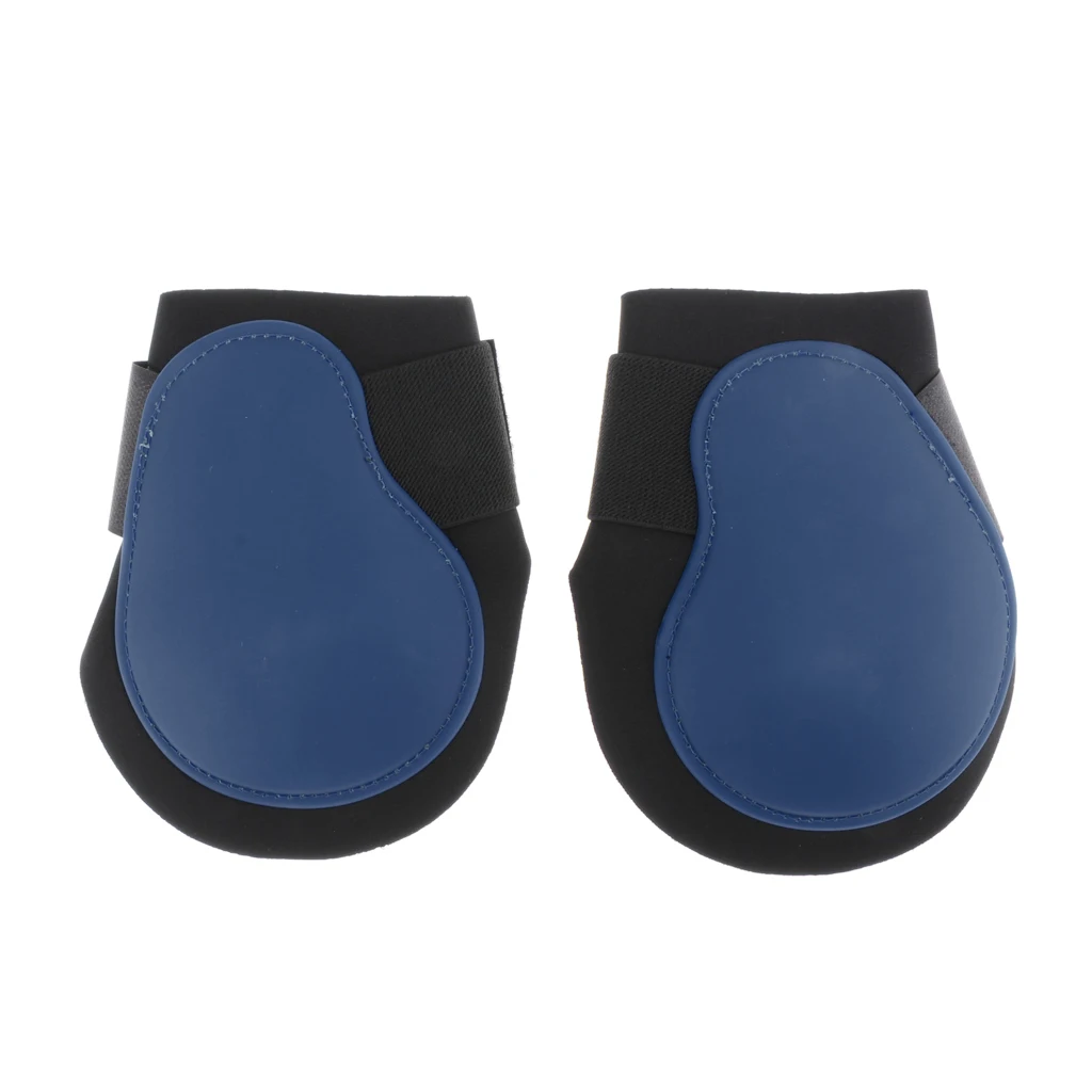 Dark Blue Hind Foot 1 пара нога лошади сапоги задние или передние ноги защиты обертывания - Цвет: Dark Blue Hind Foot