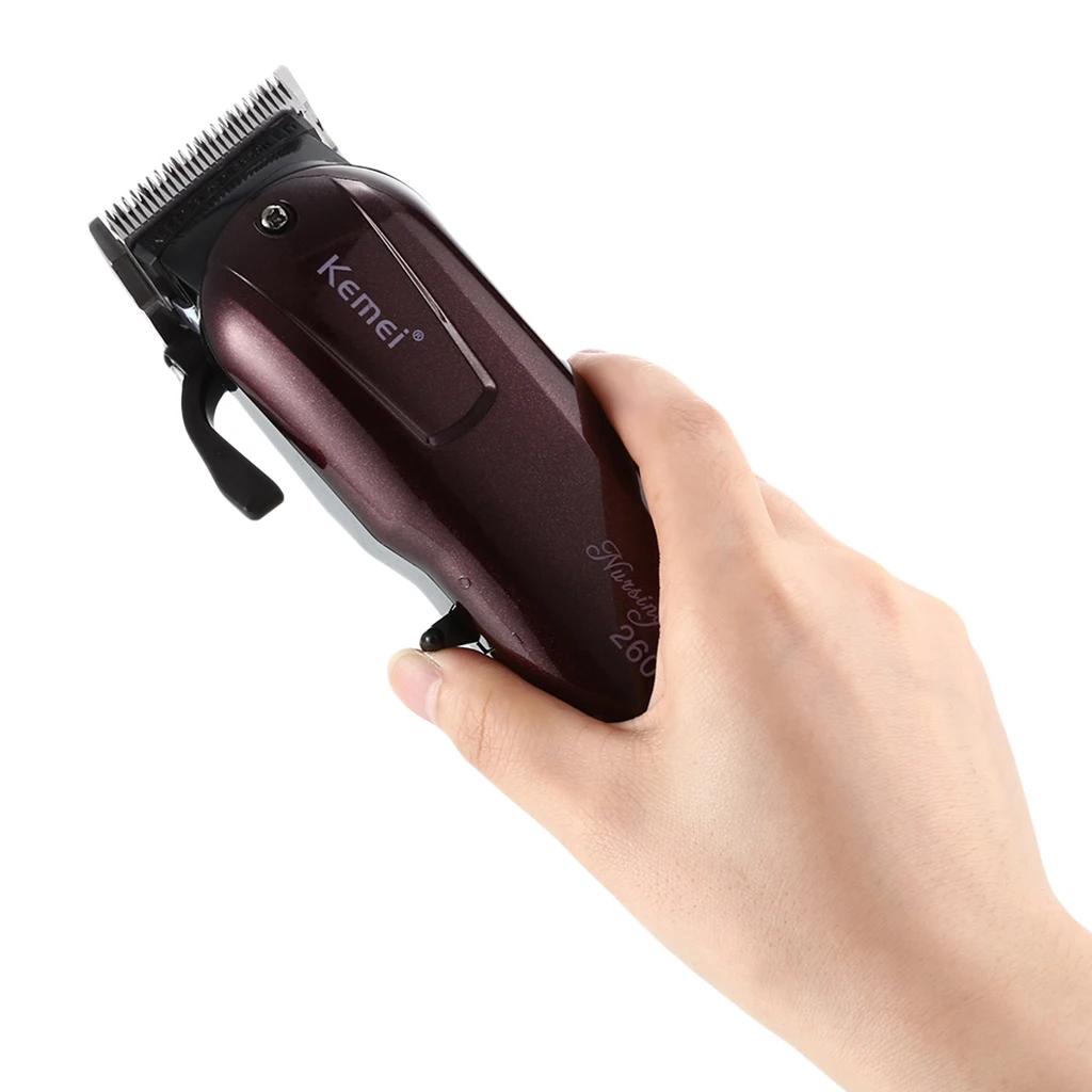Kemei Rechargeable Men's Classic Electric Hair Clipper Professional Trimmer Shaver Hair Cutting Machine Salon Home Use KM-2600