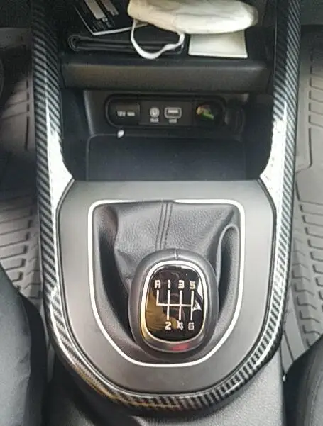 

Накладка на коробку переключения передач, из углеродного волокна, для Kia K3 Cerato Vivro, 2019, 2020