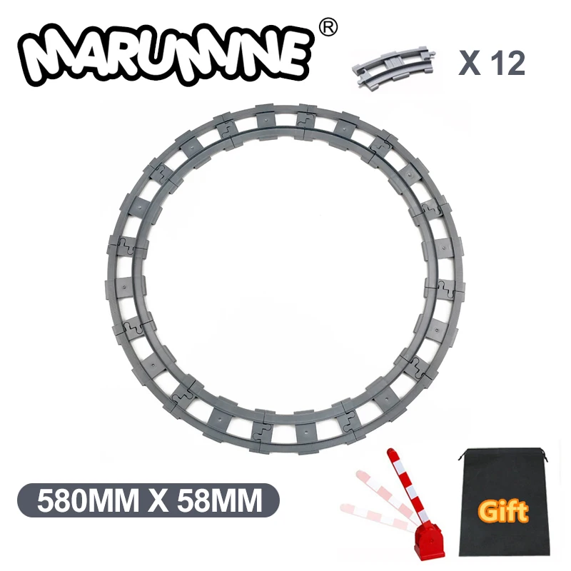 Строительные блоки Marumine трек для поезда переключатель железной дороги