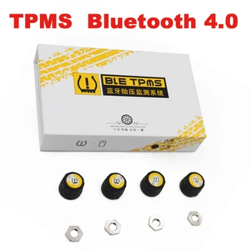 

Bluetooth 4.0 Car External Sensor TPMS Tire Pressure Monitoring System BLE TPMS Low Energy For Android IOS Sensor Caps