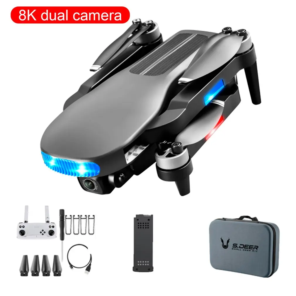 DEER3 MAX Rc Drone 8k HD Wide Angle Camera WiFi fpv Drone Dual Camera Quadcopter Real-time transmission Helicopter Optical Flow remote control helicopter