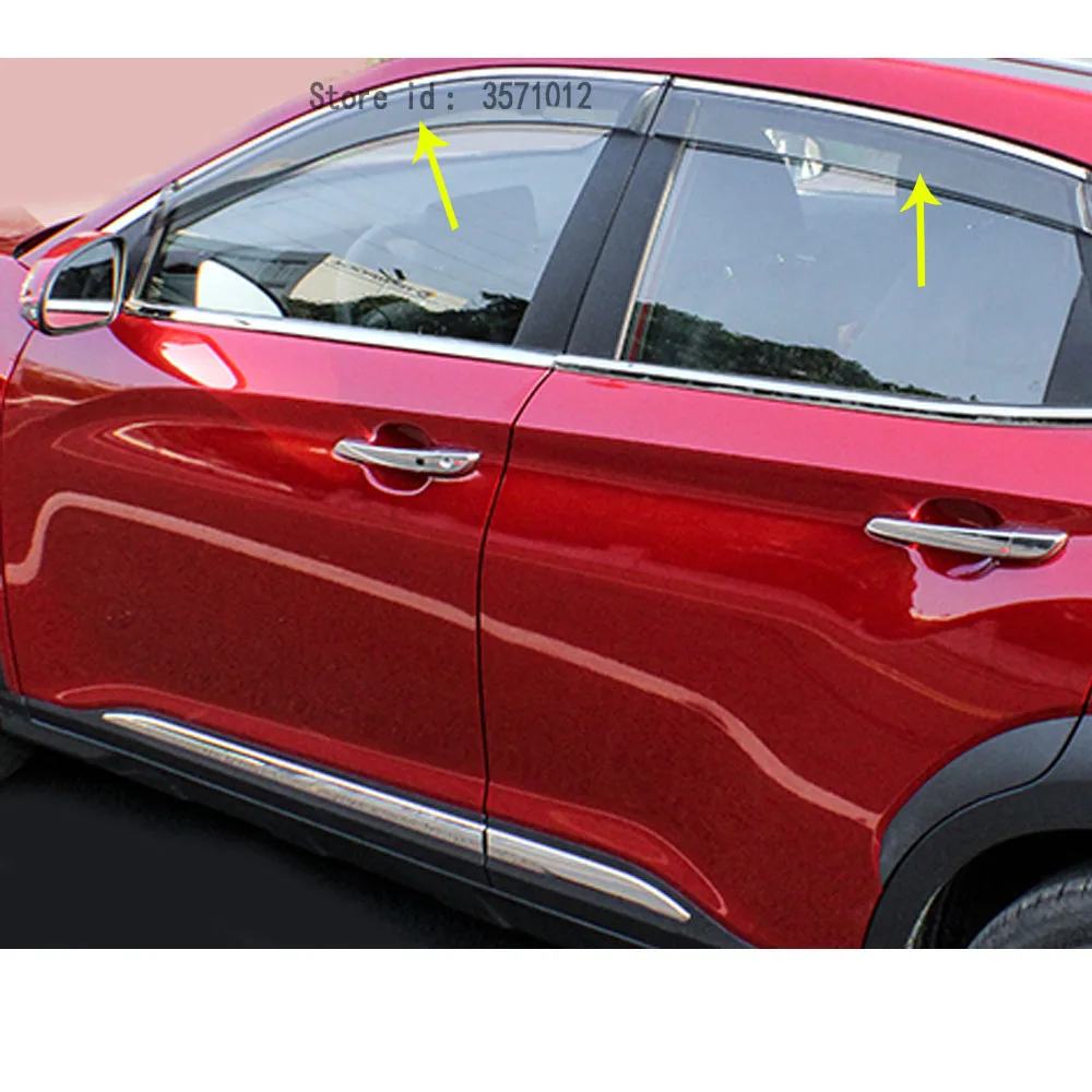 4 шт. автомобильные наклейки для Hyundai Kona Encino Kauai 2017 2018 2019 2020 | Автомобили и мотоциклы