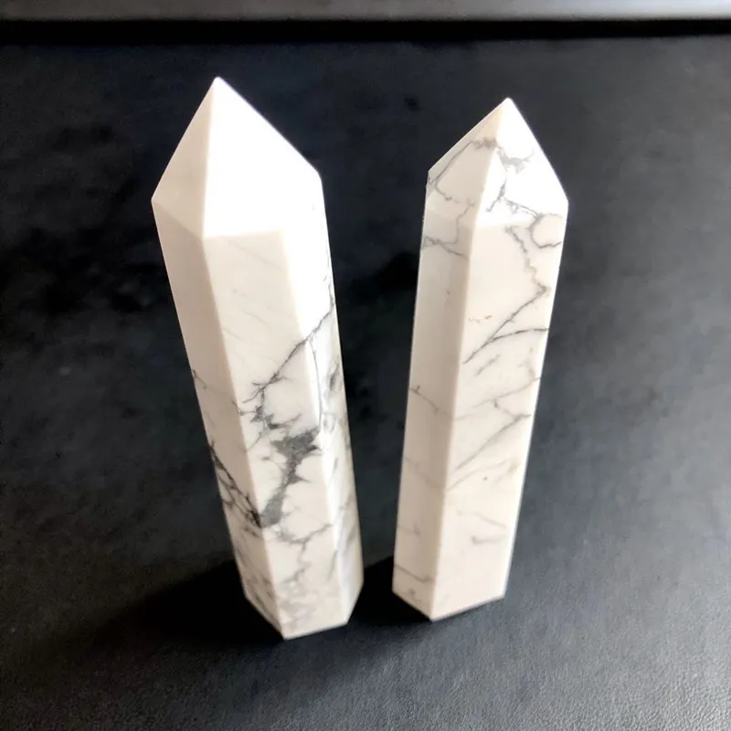 White turquoise crystal wand point (3)