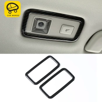

CARMANGO for VW Volkswagen T-ROC 2018 2019 Auto Car Styling Rear Reading Light Frame Trim Stickers Covers Interior Accessories