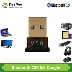 PzzPss – adaptateur USB Bluetooth 5.0, transmetteur récepteur Audio, sans fil, avec Dongle, pour ordinateur portable, pc portable, CSR 5.0 