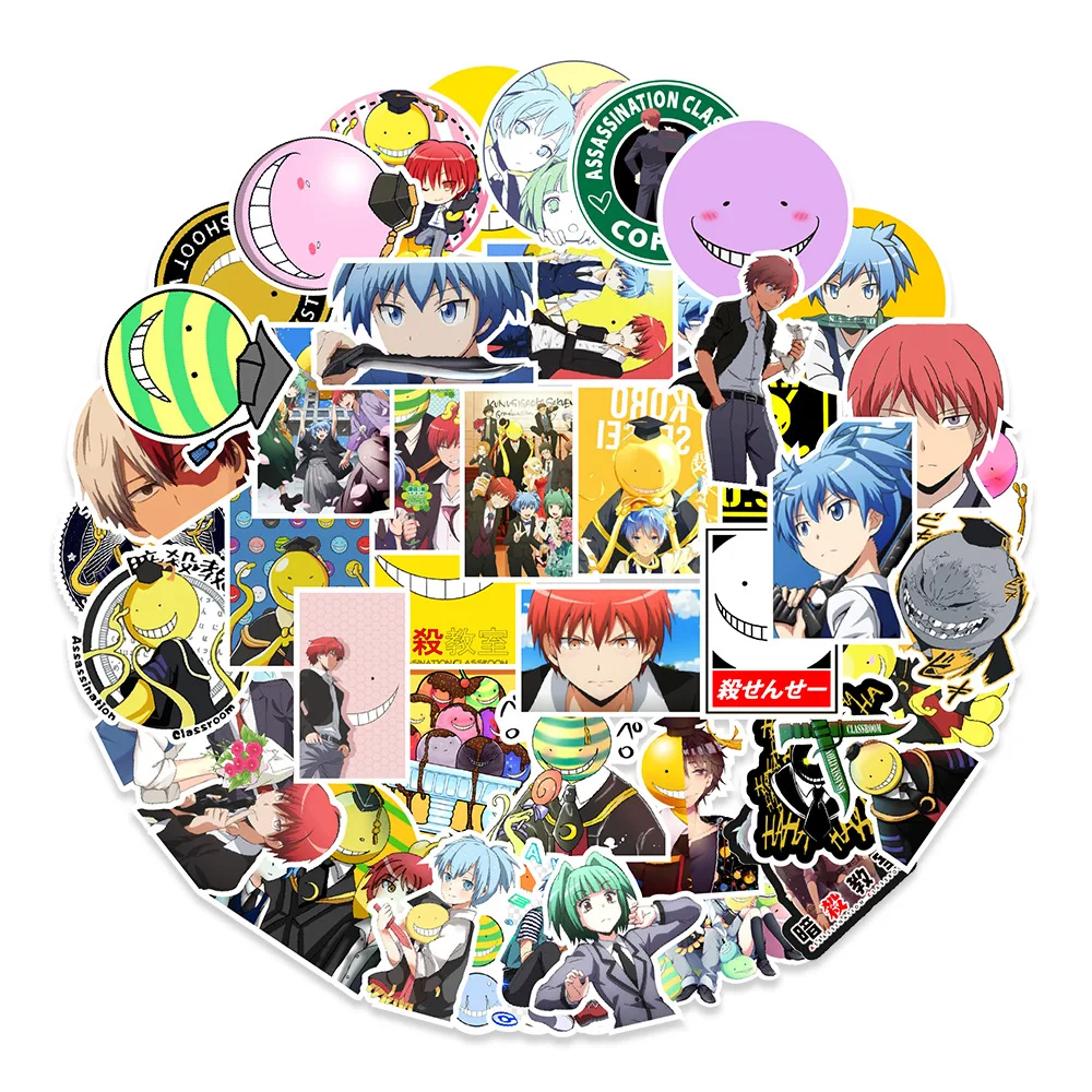 

10/30/50PCS Riman Assassination Classroom Graffiti Waterproof Sticker Suitcase Notebook Refrigerator Skateboard Helmet Wholesale