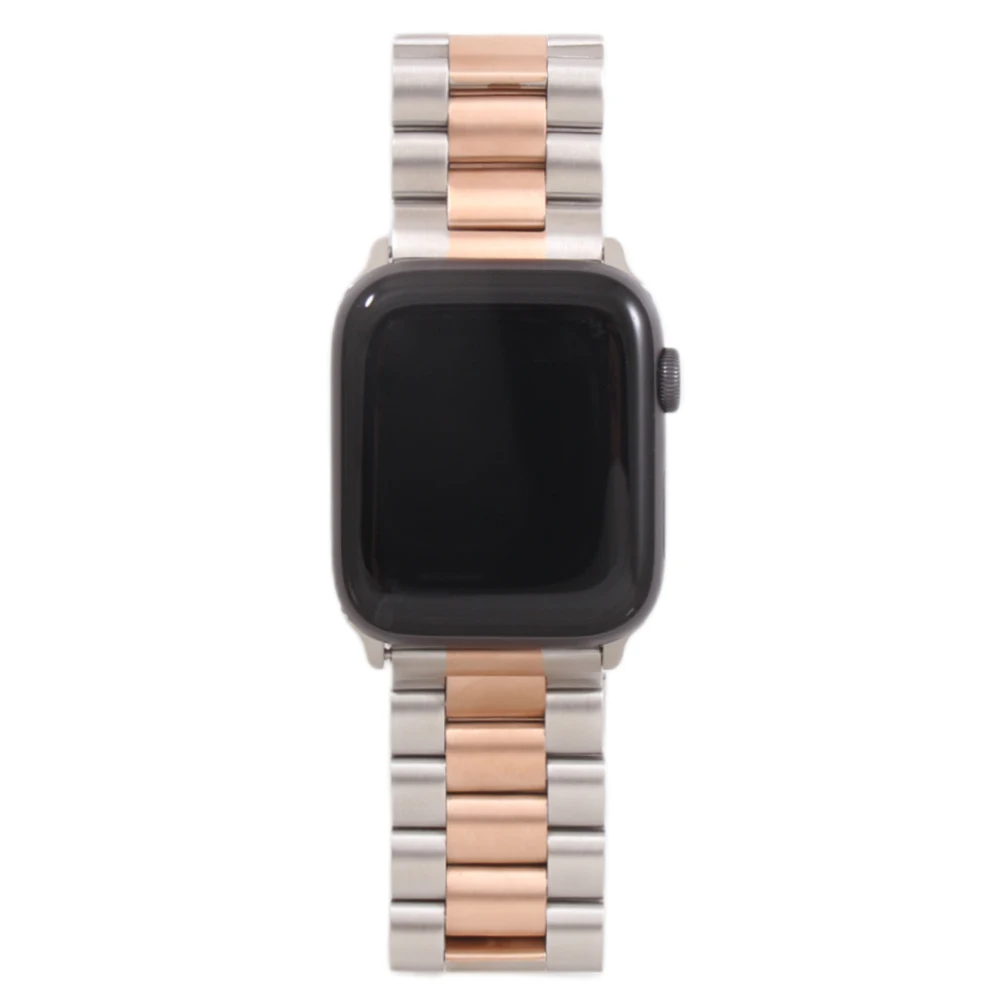 Ремешок для наручных часов Apple Watch, для детей 4, 5, 42 мм, 38 мм, версия 1/2/3 11 цветов металлический Нержавеющая сталь Ремешок Браслет ремешок для наручных часов iWatch серии 4 44 мм 40 мм - Цвет ремешка: 9YJMJ