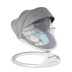 Mecedora eléctrica para niños, con mando a distancia y modo Bluetooth