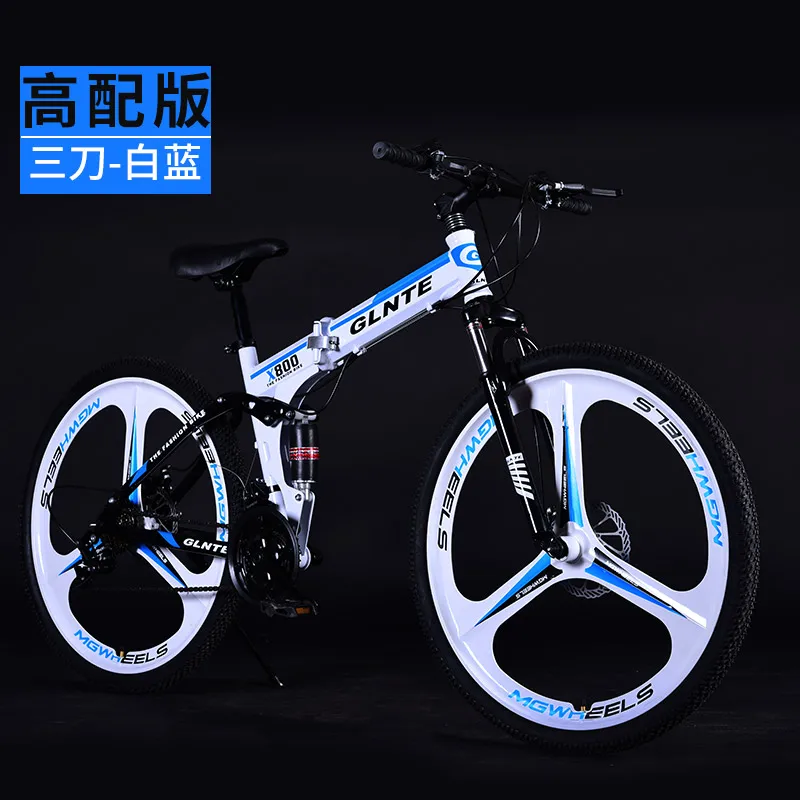 X-Front 26 дюймов углеродистая сталь амортизирующая Складная велосипедная рама горный велосипед 27 скоростей дисковые тормоза одно колесо MTB bicicleta