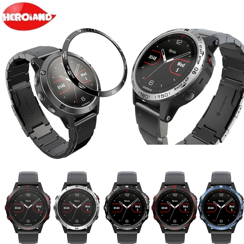 Защитное кольцо от царапин для Garmin Fenix 5 рамка металлическое защитное