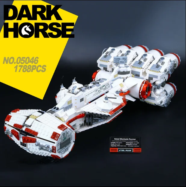 

05046 Star Toys Wars The 10019 Tantive IV Blockade Runner Set Compatible legoed Building Blocks Bricks Assembly Toys