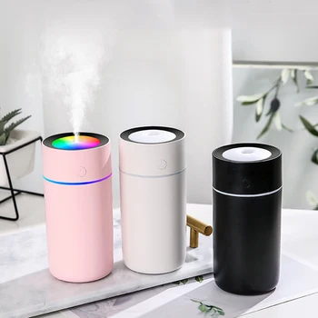 

320ml Air Humidifier Air Purifying Mist Maker 4h/10h Timing Aroma Diffuser with 7 Colors LED Lamp Suitable for office Bedroom