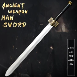 Arma de plástico para espada, 65cm, cosplay, filme e apresentação de televisão, modelo samurai, arma katana, brinquedo para adolescentes