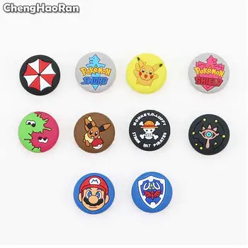 

ChengHaoRan Joystick Cover Thumb Stick Grip Cap For Pokemon Pocket Monster Game For Nintend Switch NS Joy-Con Thumbstick Case