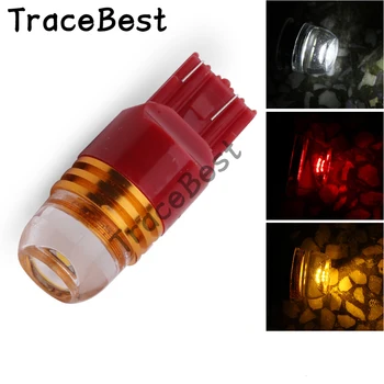 

4pieces White 1156 P21W Ba15s 3 5630 SMD LED Brake Tail Turn Signal Rear Light Bulb Parking Light 12V