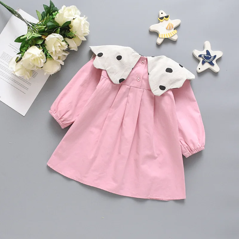 Wholesale(4 pieces/lot) Children's Clothing Girls' Top Wear Dot Pattern Baby Girl's T-shirt 090505
