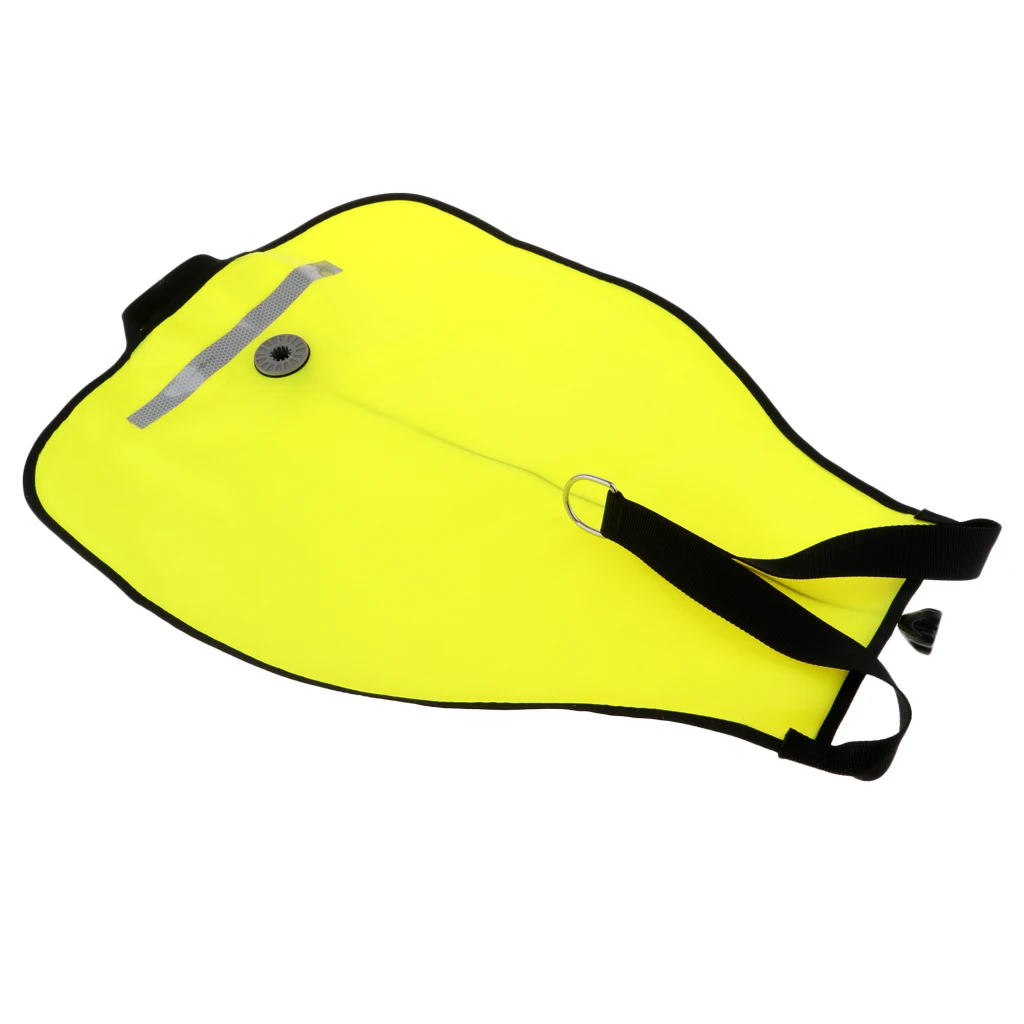 High Visibility Compact Lift Bag with Dump Valve Gear Underwater Scuba Diving Work 50lbs Scuba Diving 50lb Lift Bag