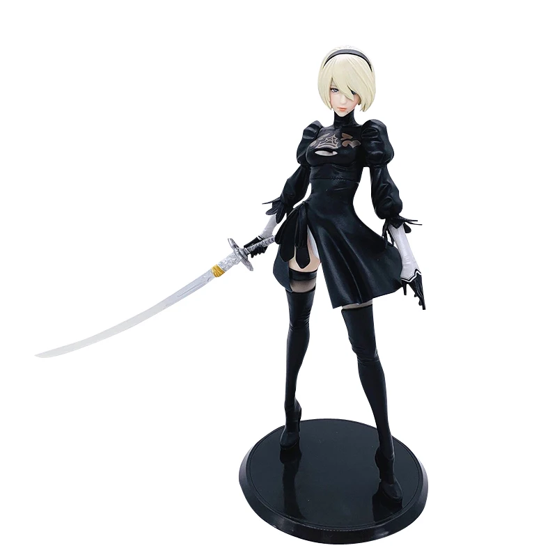 Nier Automata 2B YoRHa No.2 Тип B ПВХ экшн фигурка игрушки Аниме Сексуальная девушка