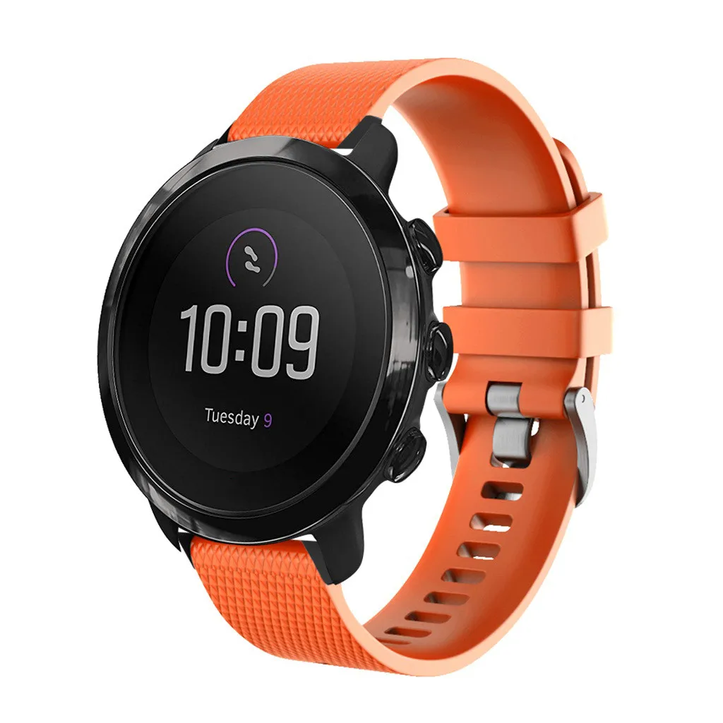 Ouahaobin 20 мм силиконовый ремешок для SUUNTO 3 фитнес Смарт часы замена Широкие ремешки pulseira Smartwatch band 812#2