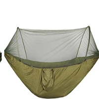 Army green MYJ открытый всплывающая сетка гамак палатка водонепроницаемый навес тент без комаров гамак портативный автоматический всплывающий спальный тент - Цвет: Army green
