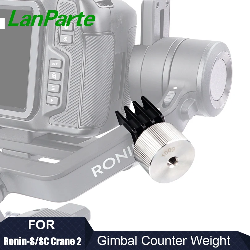 

Lanparte Ronin S / SC Counterweight for DJI , ZhiYUN Crane 2 Gimbal Accessories for Blackmagic BMPCC 6K 4K